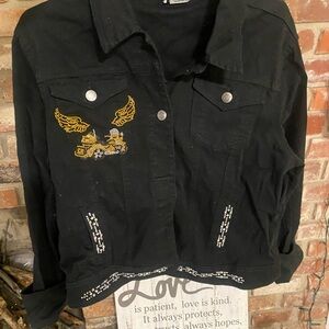 Embellished Women's Jean Jacket